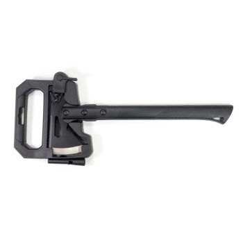 Preview: Universalaxt mit Hammer von Origin Outdoors, Draufsicht auf weißem Hintergrund